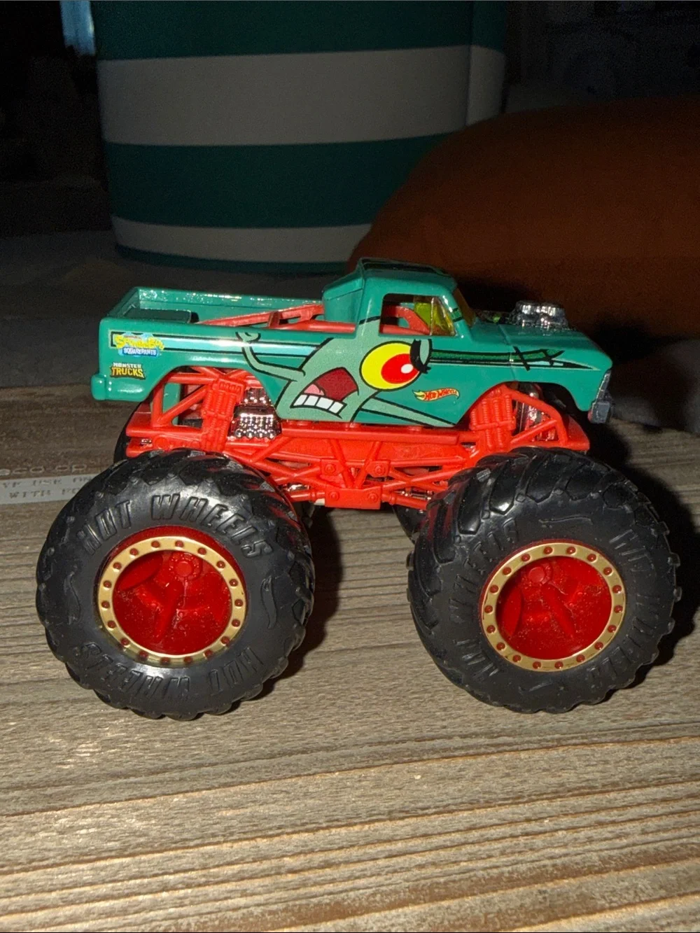 Hot Wheels Monster Truck Monster SpongeBob Squarepants-Plankton and Mr. Krabs